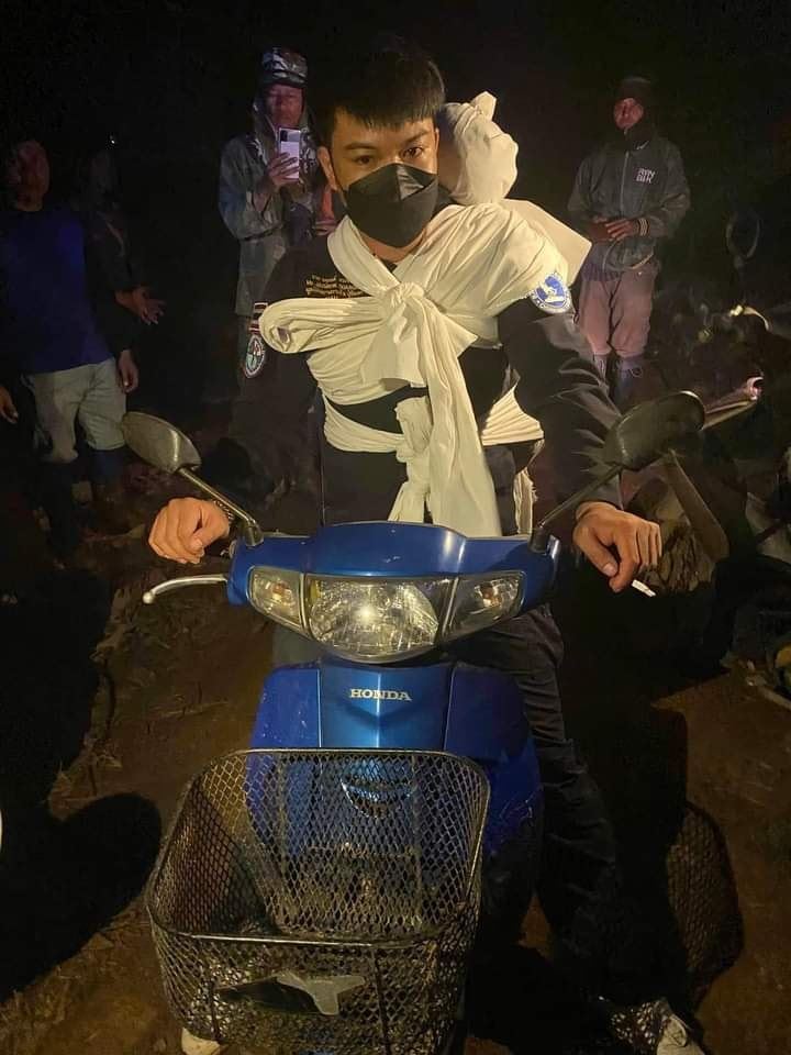 山上驚見無名屍！好心男大愛「綁身騎7公里」運下山　無私救援惹淚「他低調回應了」